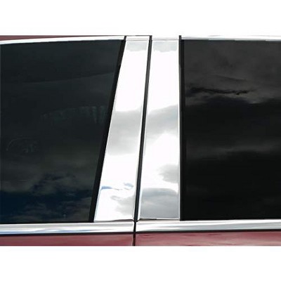 QAA is Compatible with 2019-2020 RAM Trucks RAM 4 Piece Stainless Pillar Post Trim PP59935