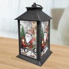 Briarwood Lane Winter Christmas Lantern 13.5" x 5.5" x 5.5" Wagon Gnome For Christmas Lantern - 2 of 3