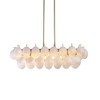 Artcraft Lighting Globo 8 - Light Island Pendant Light in  Brass - 4 of 4