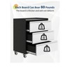 Coucheta File Cabinets - Multi-Drawer Storage on Wheels for A4/Letter/Legal Documents, Ideal for Home Office Organization - 4 of 4