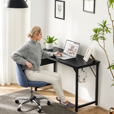 31-63" Game Computer Desk with Storage, Home Office Simple Style PC Table for Youth Student Adult, Monitor Stand, Modern Work-The Pop Home