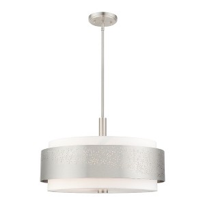 Livex Lighting Noria 5 - Light Chandelier in  Brushed Nickel - 1 of 2