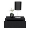 NicBex 15.7 inch Wide Floating Nightstand with 1 Drawer,Wall-Mounted Side Table with Solid Wood Frame,Bedside Table for Bedroom,Living Room - 4 of 4