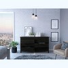 NicBex 6-Drawer Dresser with Black Metal Pulls Modern Rectangle Storage Chest, Spacious Drawers for Bedroom Organization - 2 of 4