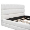Sapphtopaz Bed Frame with Cookie-Shaped Upholstered Headboard Platform Bed with Slats Support for Bedroom, No Box Spring Needed - 3 of 4