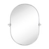 TEHOME Pill Oval Metal Framed Tilting Wall Mounted Bathroom Vanity Mirror - 2 of 4