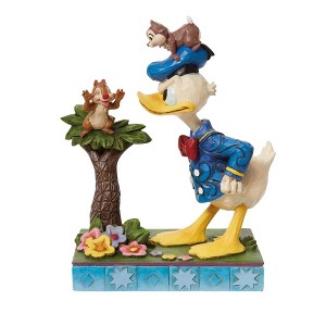 Jim Shore 4.75 In A Mischievous Pair Donlad With Chip & Dale Figurines - 1 of 3