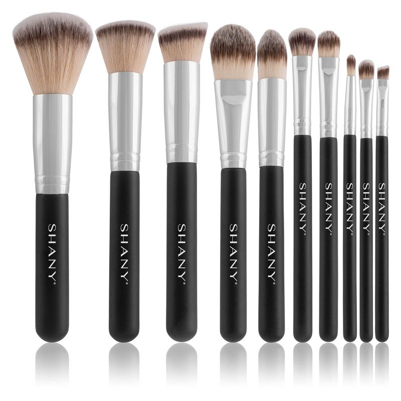 SHANY Black OMBRÉ Pro Essential Makeup Brush Set  - 10 pieces, 4 of 5