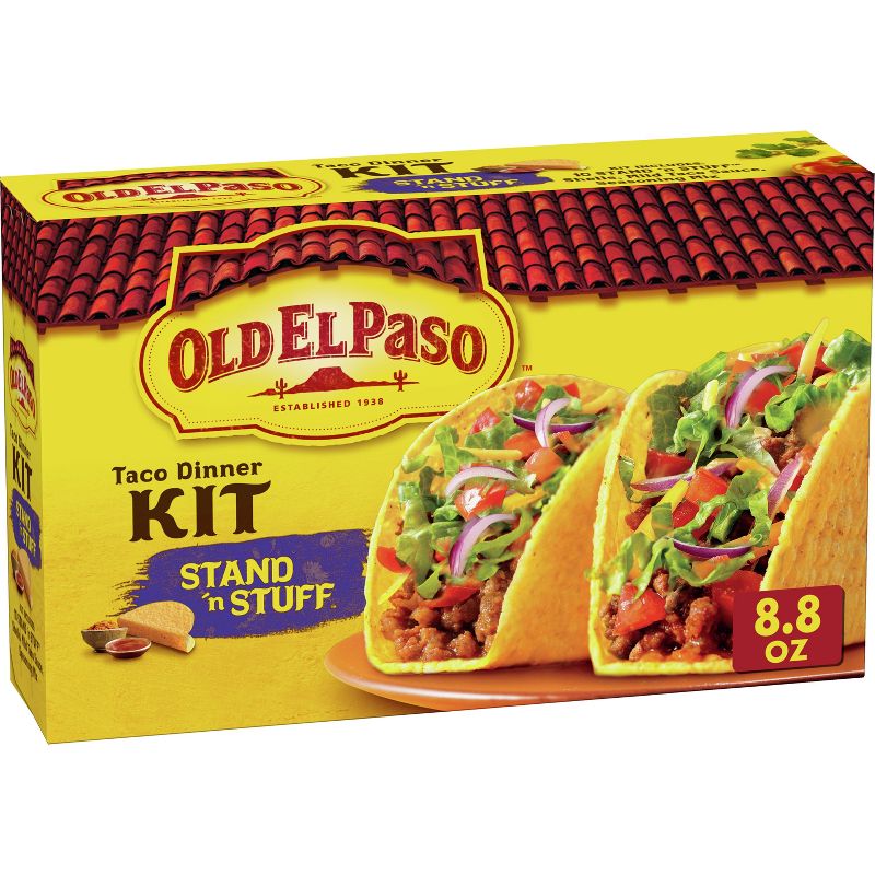 Old El Paso Stand &#39;n Stuff Taco Dinner Kit - 8.8oz, 1 of 13