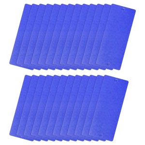 Unique Bargains DIY Laser Printing Office Engraving Blank Metal Card 25 Pcs - 1 of 4