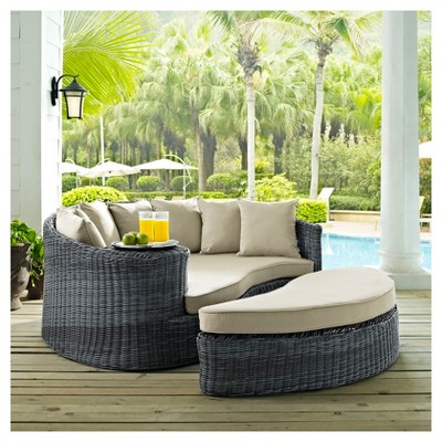 outdoor daybed with canopy target