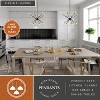 VAXCEL Ellis 12L Black and Brass Sputnik Mid-Century Modern Pendant Light - 2 of 4