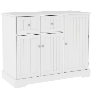 Cat Litter Box Enclosure with Drawers, Storage, Anti-tip Kit, 39" x 18" x 31.5" - 1 of 4