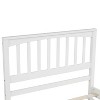 KTMBDW Twin Size Wood Platform Bed Frame, Single Bed with Headboard, No Box Spring Needed, Wood Slat Support - 3 of 4
