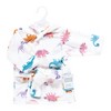 Hudson Baby Unisex Baby Plush Animal Face Bathrobe, Girl Dinosaur, 0-9 Months - 2 of 2
