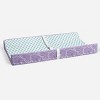 Bacati - Isabella Paisley Lilac Leaves Changing Pad Cover - image 4 of 4