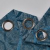 HLC.ME Versailles Lattice Flocked 100% Complete Blackout Thermal Insulated Window Curtain Grommet Panels, Set of 2 - 4 of 4
