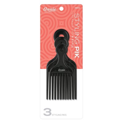 Annie International Plastic Hair Styling Comb - Pink