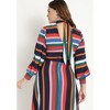 ELOQUII Women's Plus Size A-Line Dress With Puff Sleeves - 4 of 4