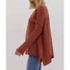 Women's An Oversized V-Neck Top - entro - 4 of 4