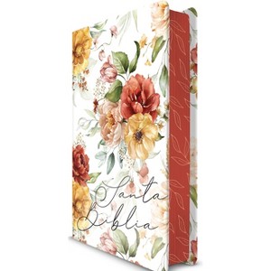 Biblia Rvr 1960 Letra Grande Tamaño Manual, Hc, Flores Rosadas Y Cantos Pintados / Spanish Bible Rvr 1960 Handy Size Large Print with Flowers and - 1 of 1