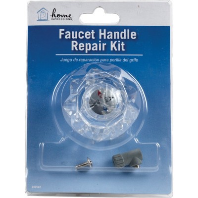 Clear Acrylic Single Faucet Handle Repair Kit