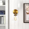 Dewdrop Modern Glass Clear 1- Light Translucent Wall Light For Artistic Decoration In Living Room, Bedroom, Hallway - 3 of 4