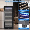 155 Bottle Wine Fridge, Wine Cooler Refrigerator with 41~64¡ãF Digital Temperature Control, Wine Refrigerator Freestanding - 3 of 4
