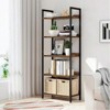 SKRAN Bookshelf,5 Tier Bookshelves, Home Office Bookcase Shelf Storage Organizer,Free Standing Storage Shelving Unit For Bedroom, Living Room - 2 of 4
