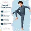 City Threads Boys USA-Made Soft & Cozy Thermal Long Johns 2-Piece Set - Warm Base Layer & Loungewear - 2 of 4