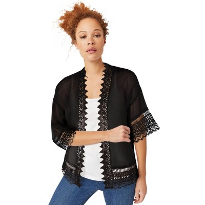 Plus size sheer duster cardigan sale