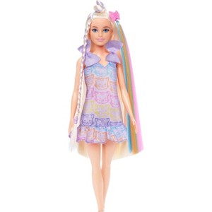 Barbie Fun and Fancy Doll & Accessories, Blonde 11" Fashion Doll with Extra Long Hair and 2 Looks - 1 of 4
