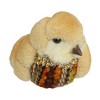 Northlight Autumn Harvest Twig Bird with Sequins - 8.5" - Orange and Brown - 4 of 4