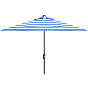 UV Resistant Iris Fashion Line 9Ft Auto Tilt Umbrella - PAT8004 - Safavieh - 1 of 3