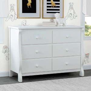 Delta Children Universal 6 Drawer Dresser with Interlocking Drawer - 1 of 4