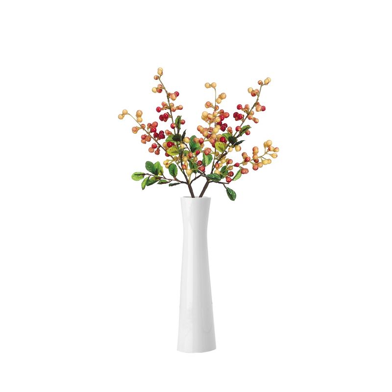 Allstate Floral 21" Yellow and Red Spring Berry Artificial Decorative Spray, 3 of 5