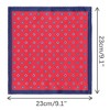 INSPIRE CHIC Men's Classic Modern Geometric Pocket Squares - 2 of 4