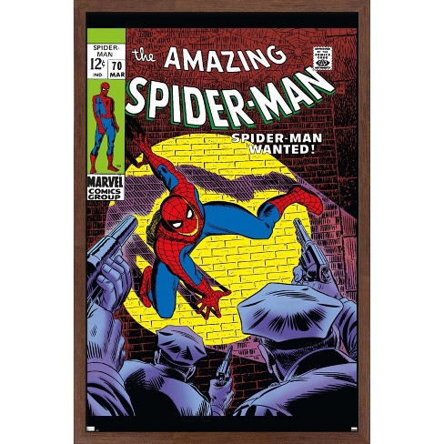 Marvel Comics - Spider-Man - Minimalist Wall Poster, 14.725 x 22.375,  Framed 