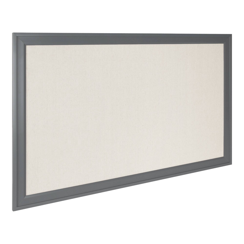Photos - Dry Erase Board / Flipchart 27.5" x 33.5" Bosc Dry Erase Board Gray - DesignOvation