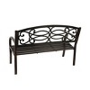 Evergreen Metal Garden Bench - 4 of 4