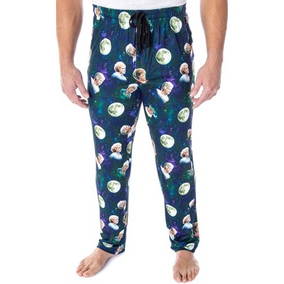 Seven Times Six Golden Girls Men's 4 Character Moon Allover Sleep Lounge Pajama Pants Multicoloured