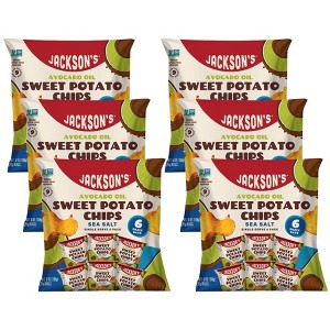 Jackson's Avocado Sweet Potato Chips Sea Salt - Case of 6/6 oz - 1 of 3