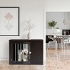 PawHut Wooden Dog Crate Furniture Wire Pet Cage Kennel, End Table with Double Doors, and Locks, for Medium and Large Dog House Indoor Use - 3 of 4