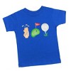 The Juniper Shop Golf Icons Watercolor Toddler Short Sleeve Tee - 2 of 4