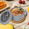 Itopfox 2 Pack Soup Bowl with Handles, Microwave Safe Ramen Bowl with Lid for Soup, Noodles, Oatmeal, Salad, BPA Free - 2 of 4