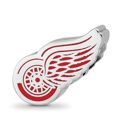 Black Bow Jewelry Sterling Silver Detroit Red Wings NHL Bead Charm