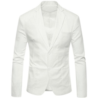Lars Amadeus Men's Solid Slim Fit One Button Lightweight Sports Coats