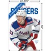 Trends International NHL New York Rangers - Adam Fox Feature Series 23 Unframed Wall Poster Prints - 3 of 4