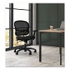 HON Wave Mesh Mid-Back Task Chair, Supports Up to 250 lb, 18" to 22.25" Seat Height, Black - 4 of 4