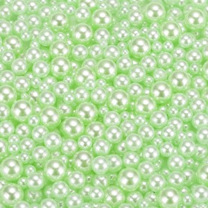 Unique Bargains No Hole ABS Round Faux Pearl for Vase Fillers DIY Home Decoration 800 Pcs - 1 of 4